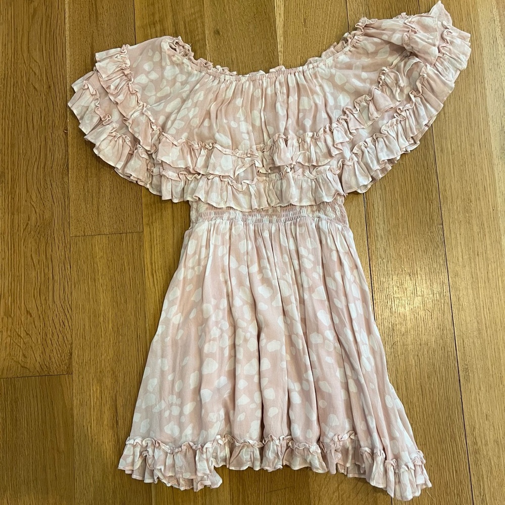 Light pink mini dress from impeccable pig
